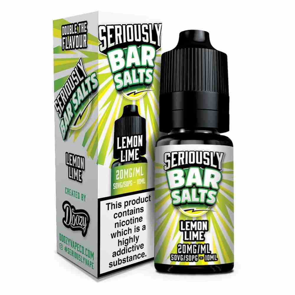 Lemon & Lime E-liquid By Seriously Bar Salts