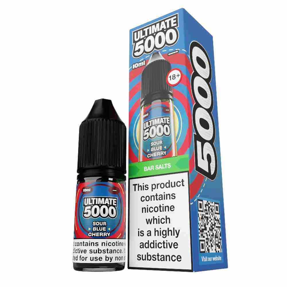 Sour Blue Cherry E-liquid By Ultimate 5000
