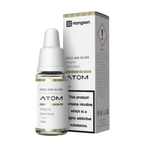 Hangsen Gold and Silver E Liquid Atom Series